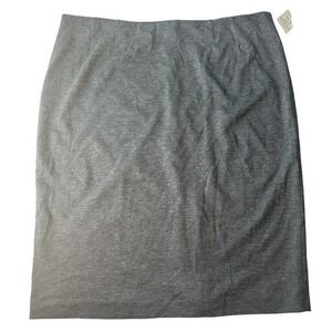 KASPER Gray Pencil Skirt Career Business Casual Work Office Wear Women 18 NWT‎